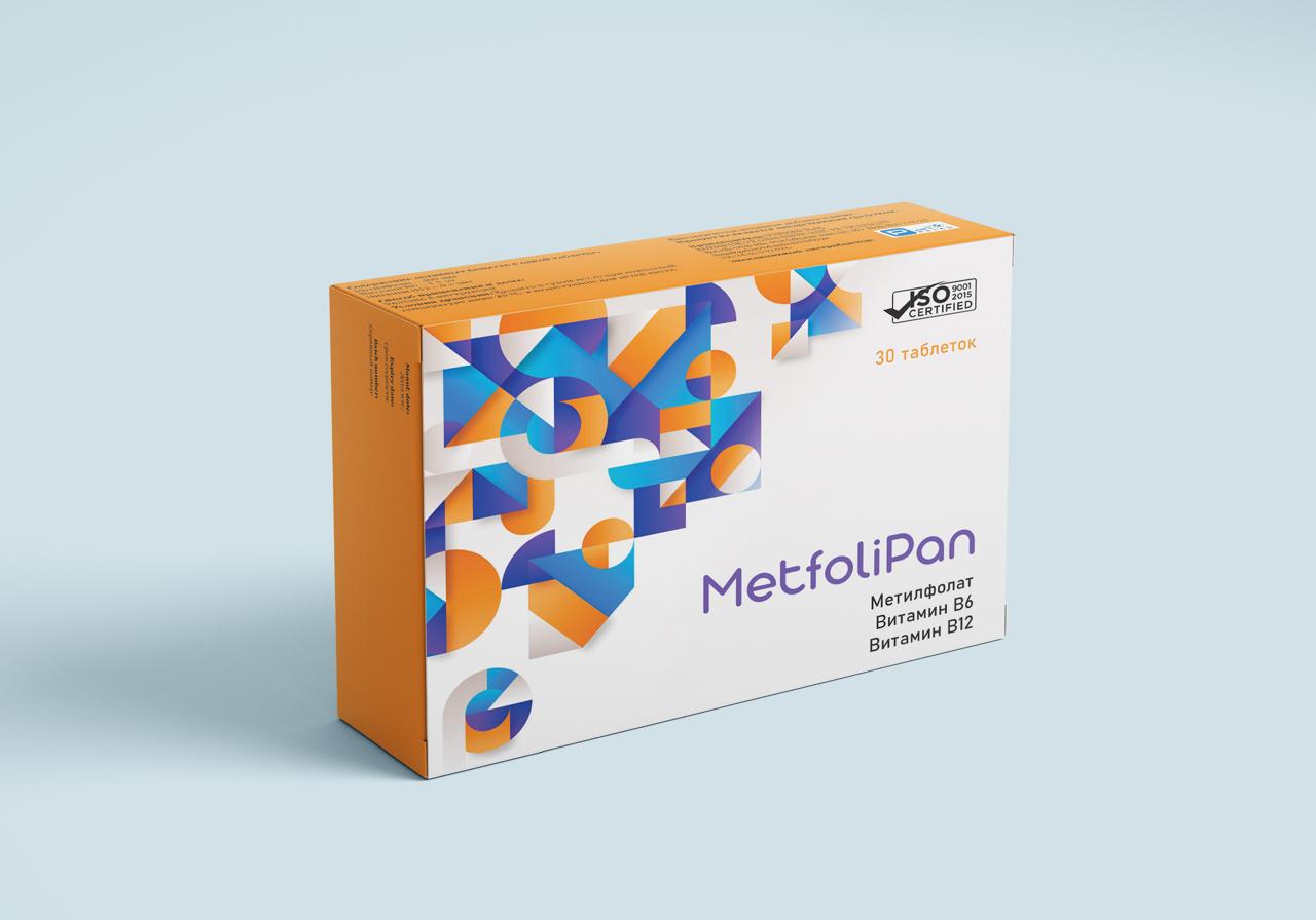 Упаковка MetfoliPan — 30 таблеток