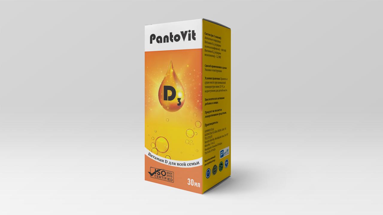 Упаковка PantoVit — капли 30 мл