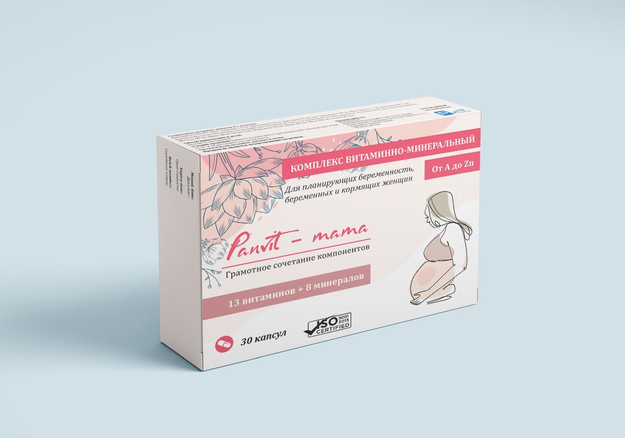 Упаковка Panvit-mama — 30 капсул
